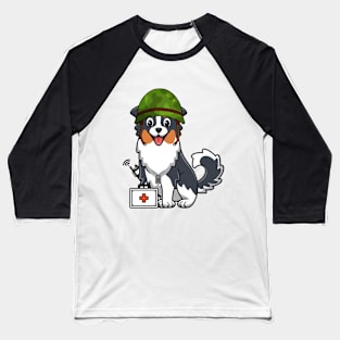 First aid military collie dog Baseball T-Shirt